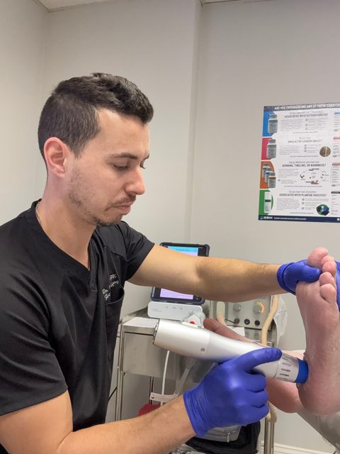 Dual Therapy: Combining Radial Shockwave and REMY Class IV Laser for Faster Foot & Ankle Recovery